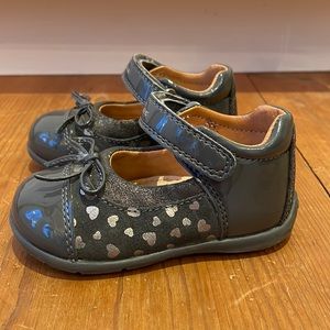 Geox, baby shoes, MaryJane, girl, grey , 20 (US 4.5)